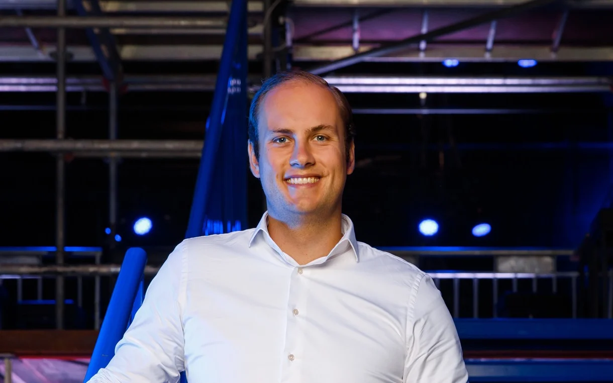 Berend Boshouwers, co-founder van Summix, op de werkvloer